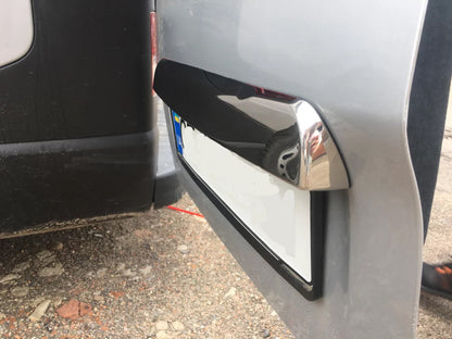 Stainless steel trim above license plate for Renault Trafic 2015- - image 4