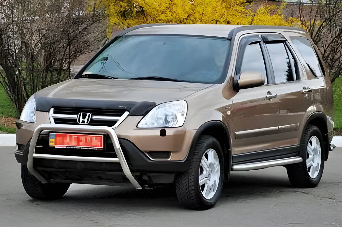 Window Deflectors (4 pcs, HIC) for Honda CRV 2001-2006 - image 1