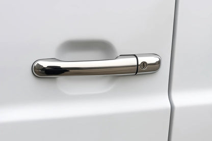 Door Handle Covers (2 pcs, Stainless Steel) for Mercedes Atego 1998-2004 - image 1