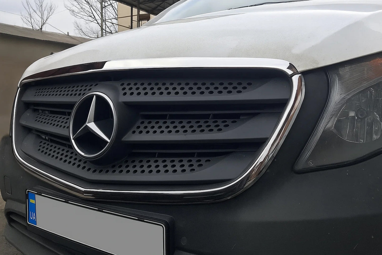 Grille Surround Trim (2 pcs, Stainless Steel) for Mercedes Vito/V-class W447 2014- - image 4