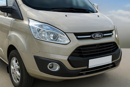 Fog light covers 2013-2018 (2 pcs, plastic) for Ford Custom 2013-2022 - image 1