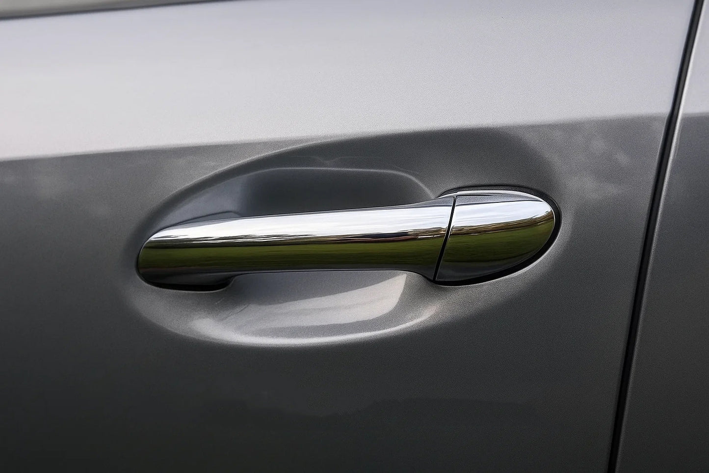 Chrome Door Handle Covers (4 pcs, Stainless Steel) for Mercedes ML W164 2005-2011 - image 1