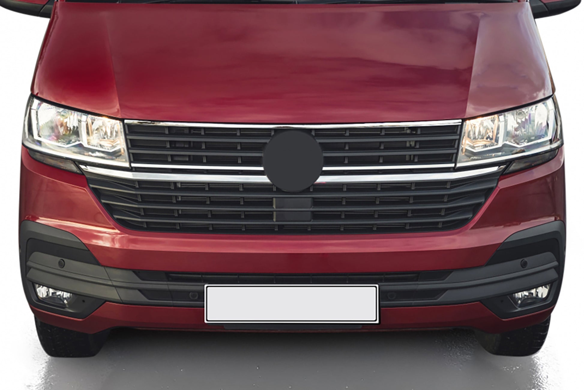 Upper Grille Trim 2019+ (1 pc, Stainless Steel) for Volkswagen T6 2015-2024 - image 1