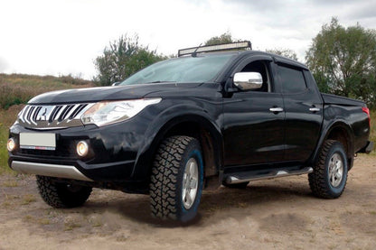 Window Deflectors (4 pcs, HIC) for Mitsubishi L200 2015-2024 - image 1