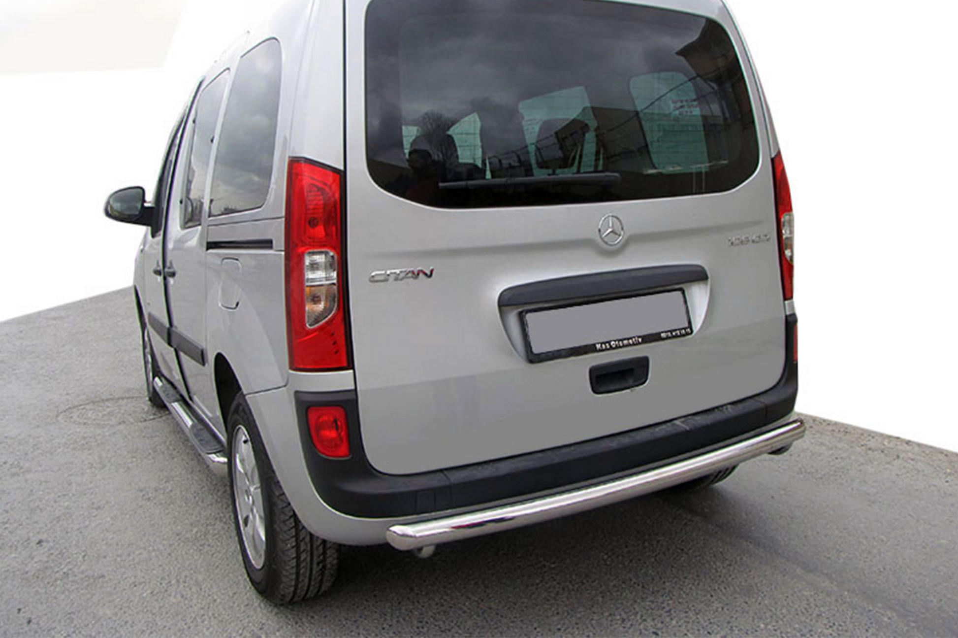 Rear Guard AK002 (2 pcs, stainless steel) for Renault Kangoo 2008-2020 - image 1