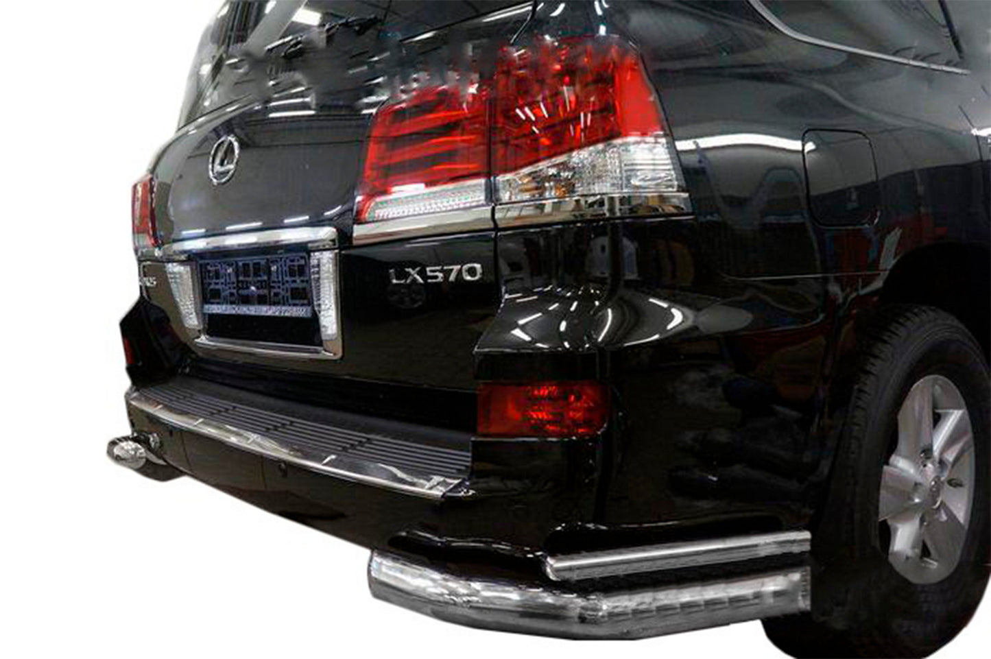 Rear double corner bars (stainless steel) for Lexus LX570/450d 2008-2022 - image 1