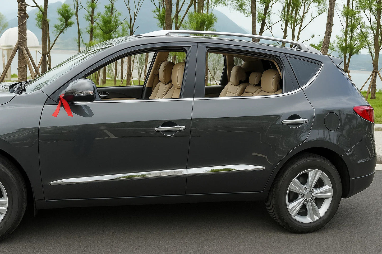 Door Moldings Libao (4 pcs, plastic) for Geely Emgrand X7 2011- - image 1