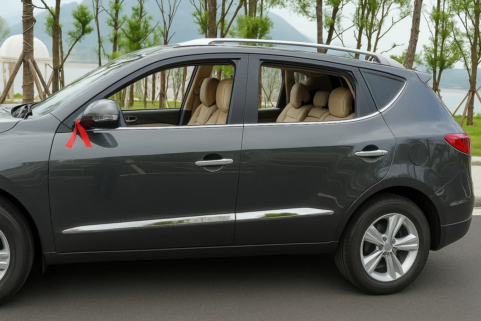 Door Moldings Libao (4 pcs, plastic) for Geely Emgrand X7 2011- - image 1