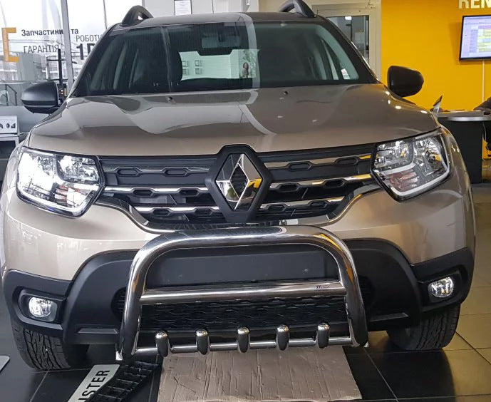 Bull bar without logo WT003 (stainless steel) for Dacia Duster 2018-2024 - image 13