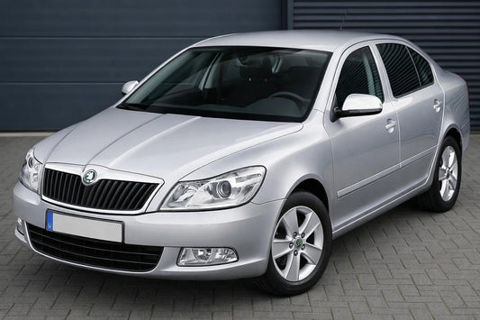Mirror Covers (2 pcs, Stainless Steel) for Skoda Octavia II A5 2006-2010 - image 1