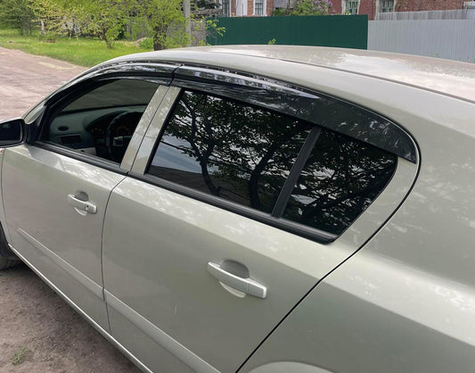 Window Deflectors HB (4 pcs, Sunplex Sport) for Opel Astra H 2004-2013 - image 2