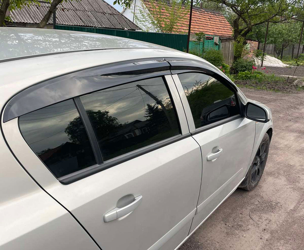 Window Deflectors HB (4 pcs, Sunplex Sport) for Opel Astra H 2004-2013 - image 1