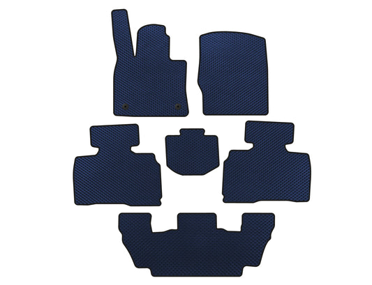 EVA mats (3 rows, 7-seater, Blue) for Ford Explorer 2019↗︎ - image 1