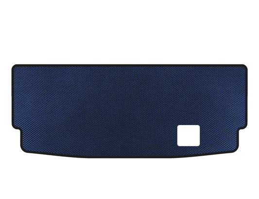 Trunk mat (7-seater with 3rd row folded, Blue) for Mercedes GL class X164 - image 1