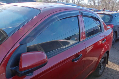 Window Deflectors SD (4 pcs, HIC) for Chevrolet Aveo T200 2002-2008 - image 1