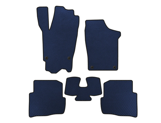 EVA Floor Mats (HB, 3-Door, Blue) for Volkswagen Fox 2003-2021 - image 1
