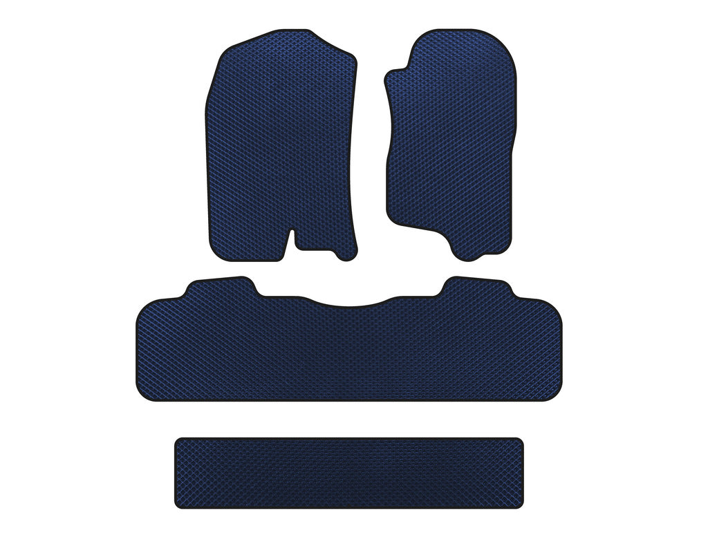 EVA floor mats (3 rows, 2007-2014, Blue) for Chevrolet Tahoe 2007-2014 - image 1