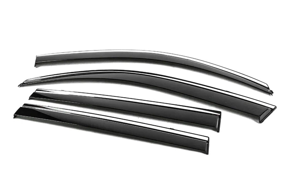 Chrome Window Deflectors Niken Luxury (4 pcs) for Toyota Land Cruiser Prado 150 2009-2023 - image 3