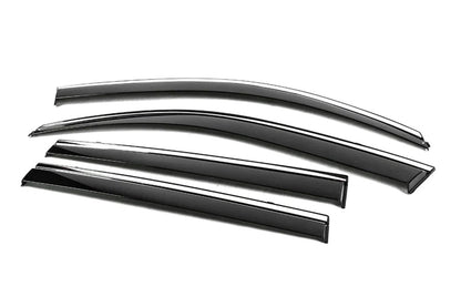 Chrome Window Deflectors Niken Luxury (4 pcs) for Toyota Land Cruiser Prado 150 2009-2023 - image 3