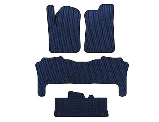 EVA Floor Mats (3 Rows, Blue) for Infiniti QX56 2010-2013 - image 1