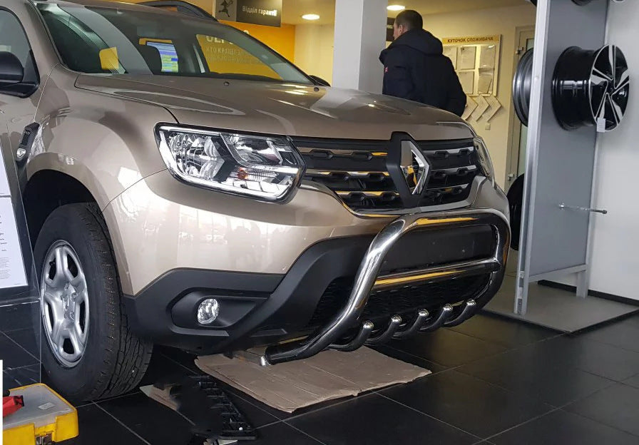 Bull bar without logo WT003 (stainless steel) for Dacia Duster 2018-2024 - image 14