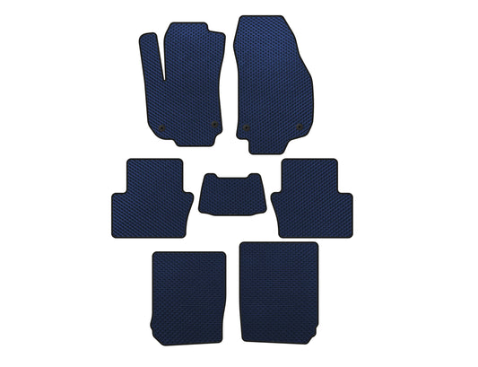 EVA Floor Mats (3 Rows, Blue) for Opel Zafira B 2005-2011 - image 1