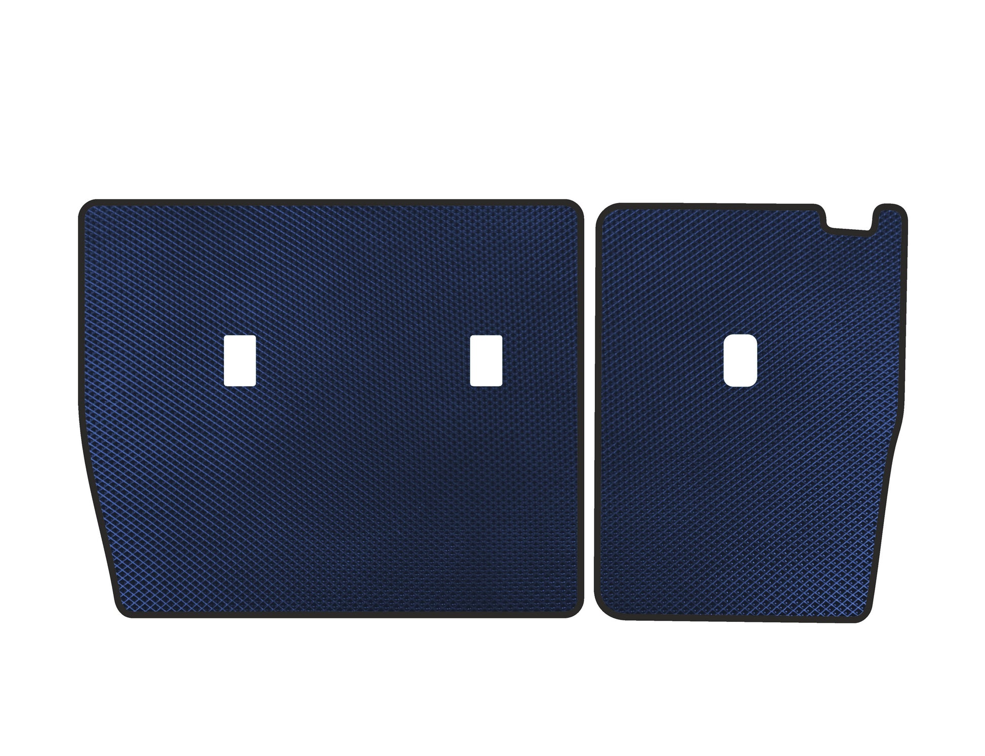 EVA Seat Back Mats for 2nd Row (EV, Blue) for BYD Tang 2018- - image 1