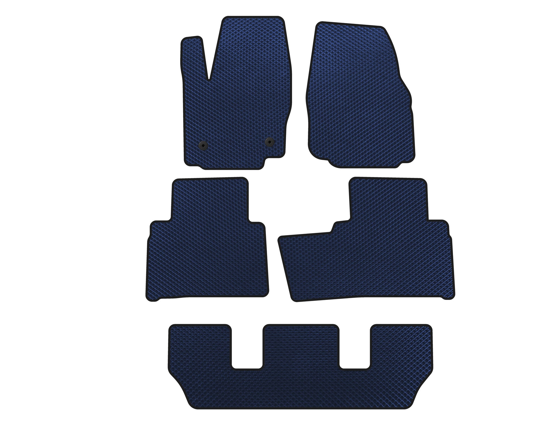 EVA Floor Mats (3 Rows, Blue) for Ford Galaxy 2007-2015 - image 1