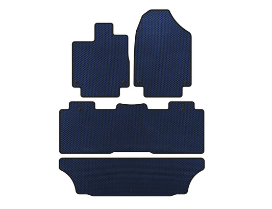 EVA Floor Mats (3 Rows, Blue) for Honda Odyssey 2017– - image 1