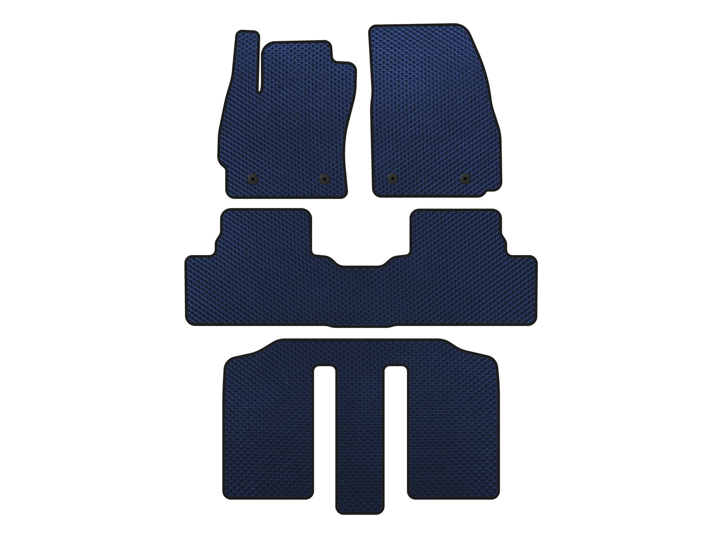 EVA Floor Mats (3 Rows, Blue) for Mazda 5 2010-2018 - image 1