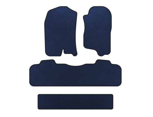 EVA Floor Mats (3 Rows, 2007-2014, Blue) for Chevrolet Tahoe 2007-2014 - image 1