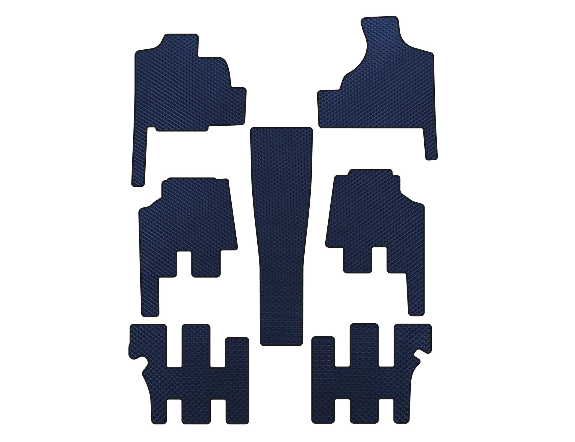 EVA floor mats (for Grand Voyager, automatic transmission, Blue) for Chrysler Voyager 2001-2007 - image 3
