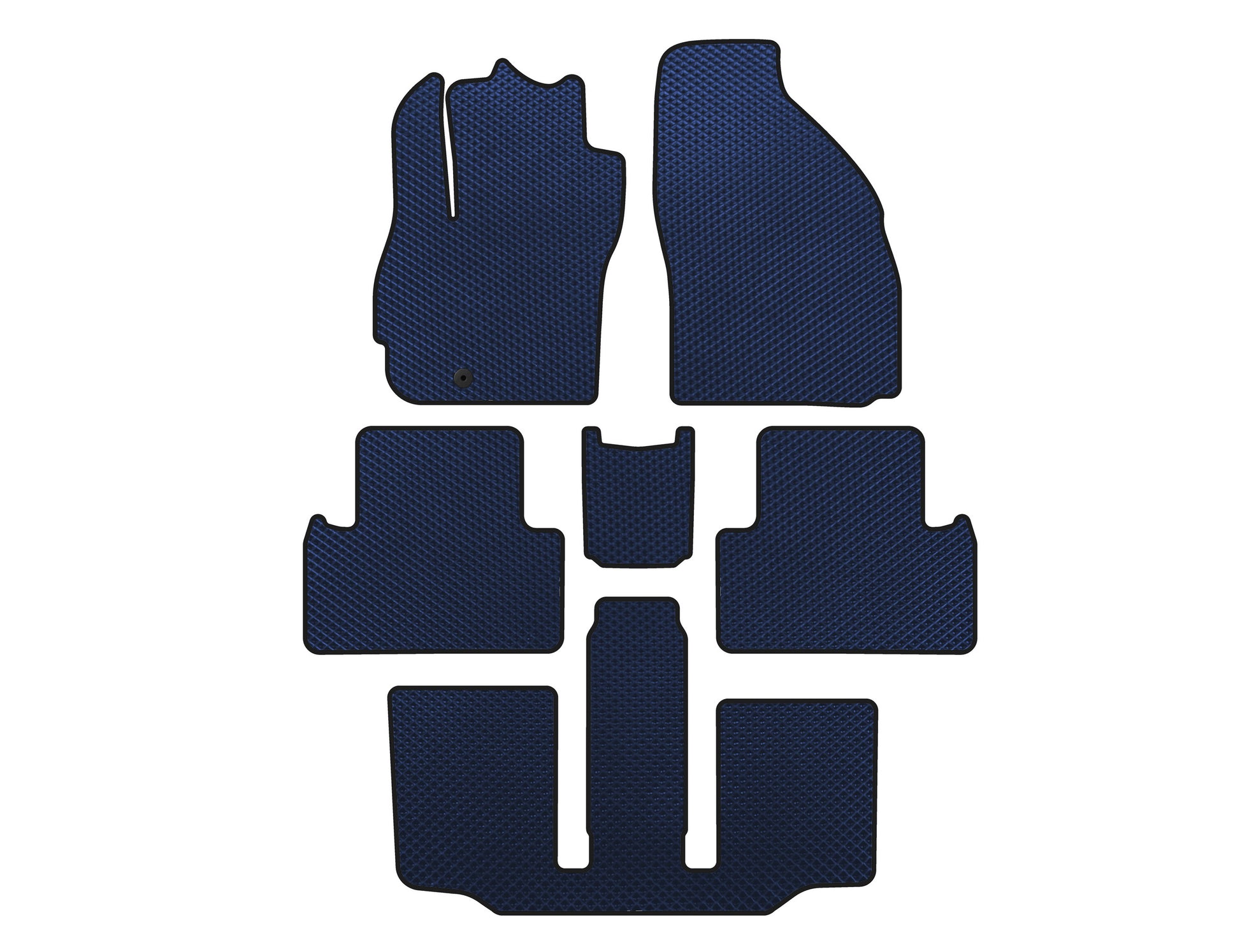EVA Floor Mats (3 Rows, 7-Seater, Blue) for Mazda 5 2005-2009 - image 1
