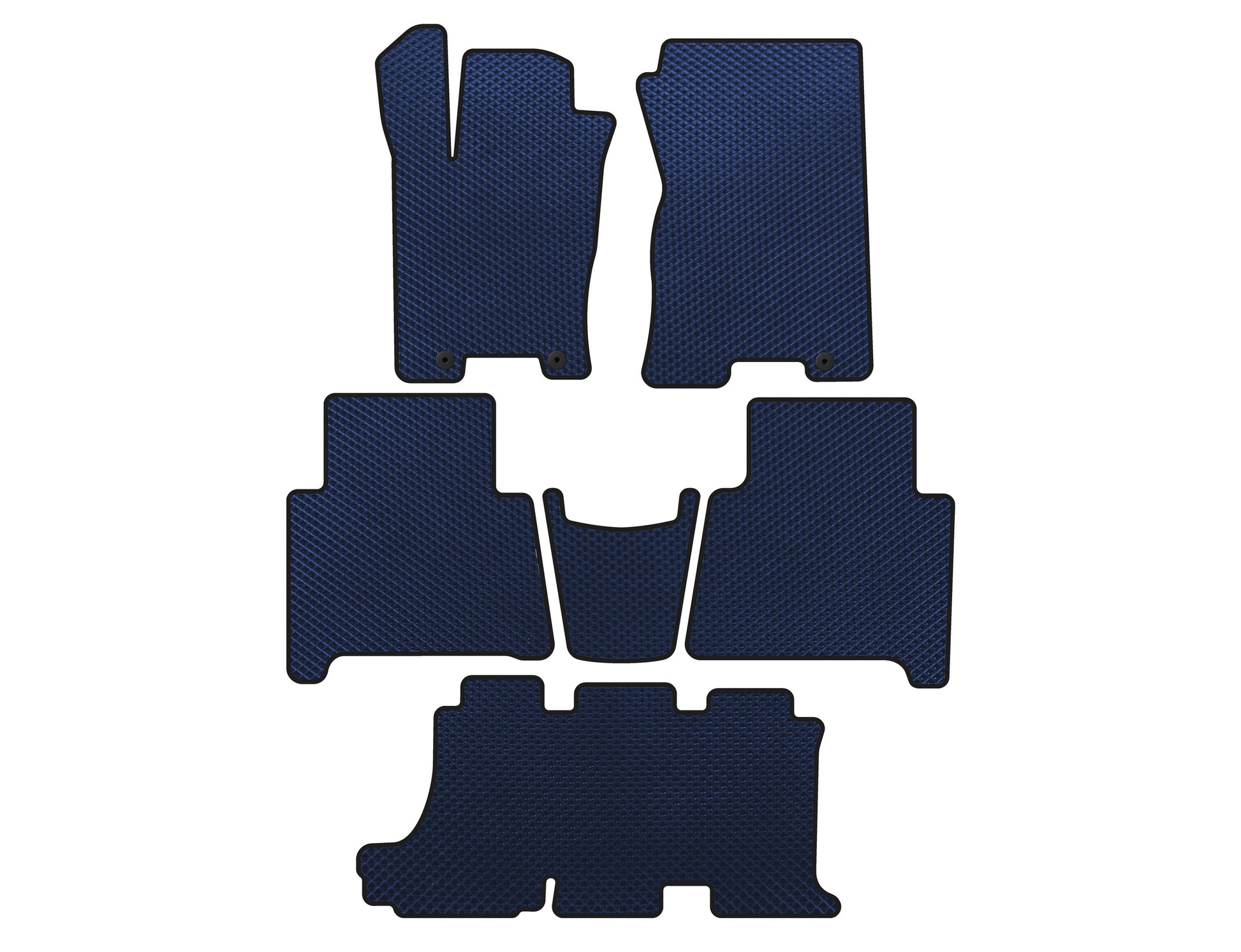 EVA mats (3 rows, Blue) for Kia Mohave - image 1