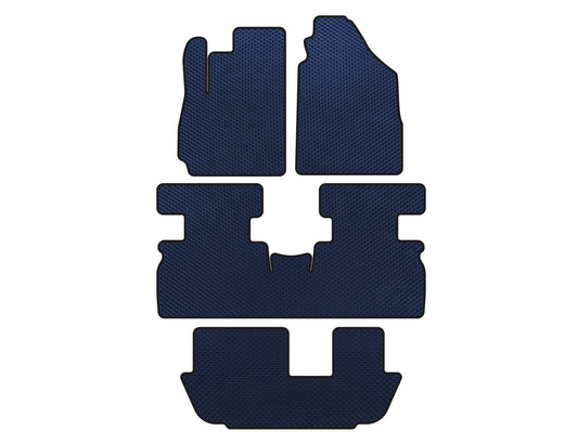 EVA mats (3 rows, Blue) for Jetour X70 - image 1