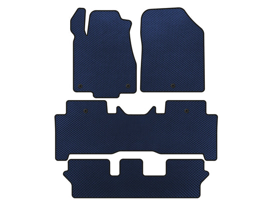 EVA Floor Mats (3 Rows, Blue) for Acura MDX 2007-2013 - image 1