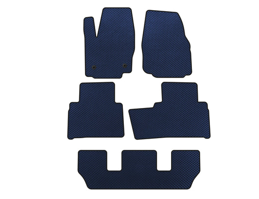 EVA Floor Mats (3 Rows, Blue) for Ford Galaxy 2007-2015 - image 1