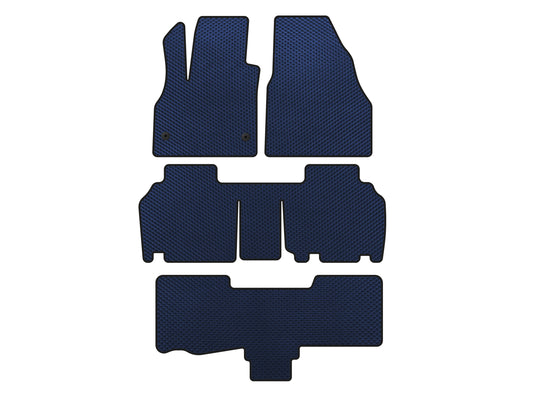 EVA Floor Mats (3 Rows, 5-Door/7-Seater, Blue) for Renault Kangoo 2008-2020 - image 1