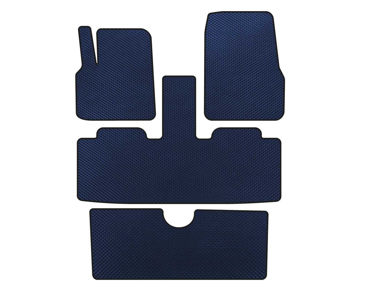 EVA Floor Mats (3 Rows, 7-Seater, Blue) for Renault Espace 2002-2014 - image 1