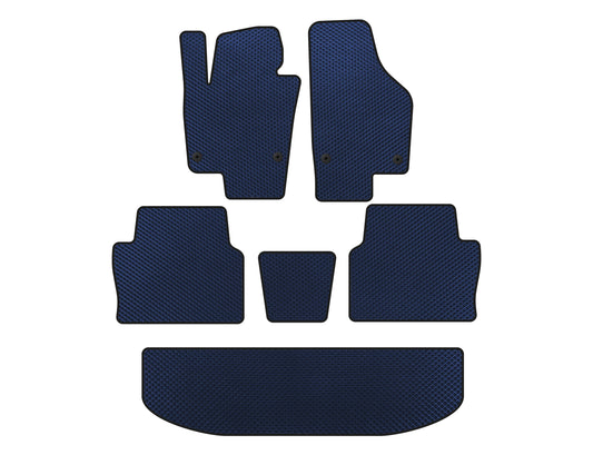 EVA Floor Mats (3 Rows, Blue) for Seat Alhambra 2010- - image 1