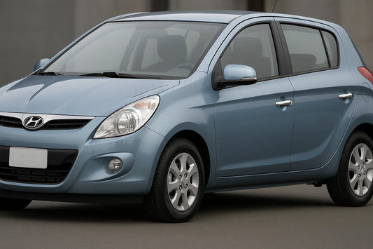 Chrome Door Handle Covers (4 pcs, Stainless Steel) for Hyundai I-20 2008-2012 - image 1