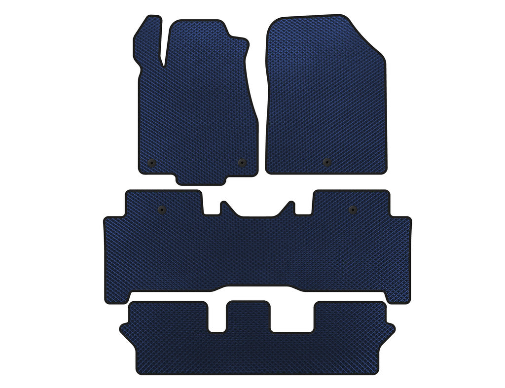 EVA Floor Mats (3 Rows, Blue) for Acura MDX 2007-2013 - image 1