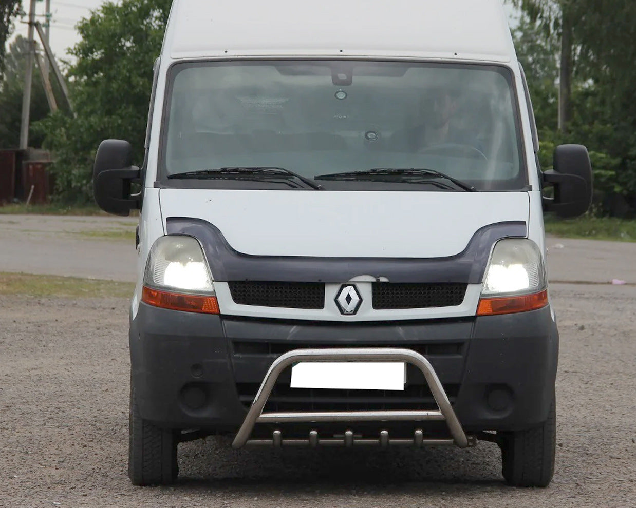 Front Bar WT003 (Stainless Steel) for Opel Movano 2004-2010 - image 1