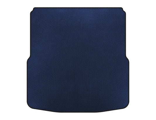Trunk mat (double false floor, SW, Blue) for Skoda Superb 2009-2015 - image 1