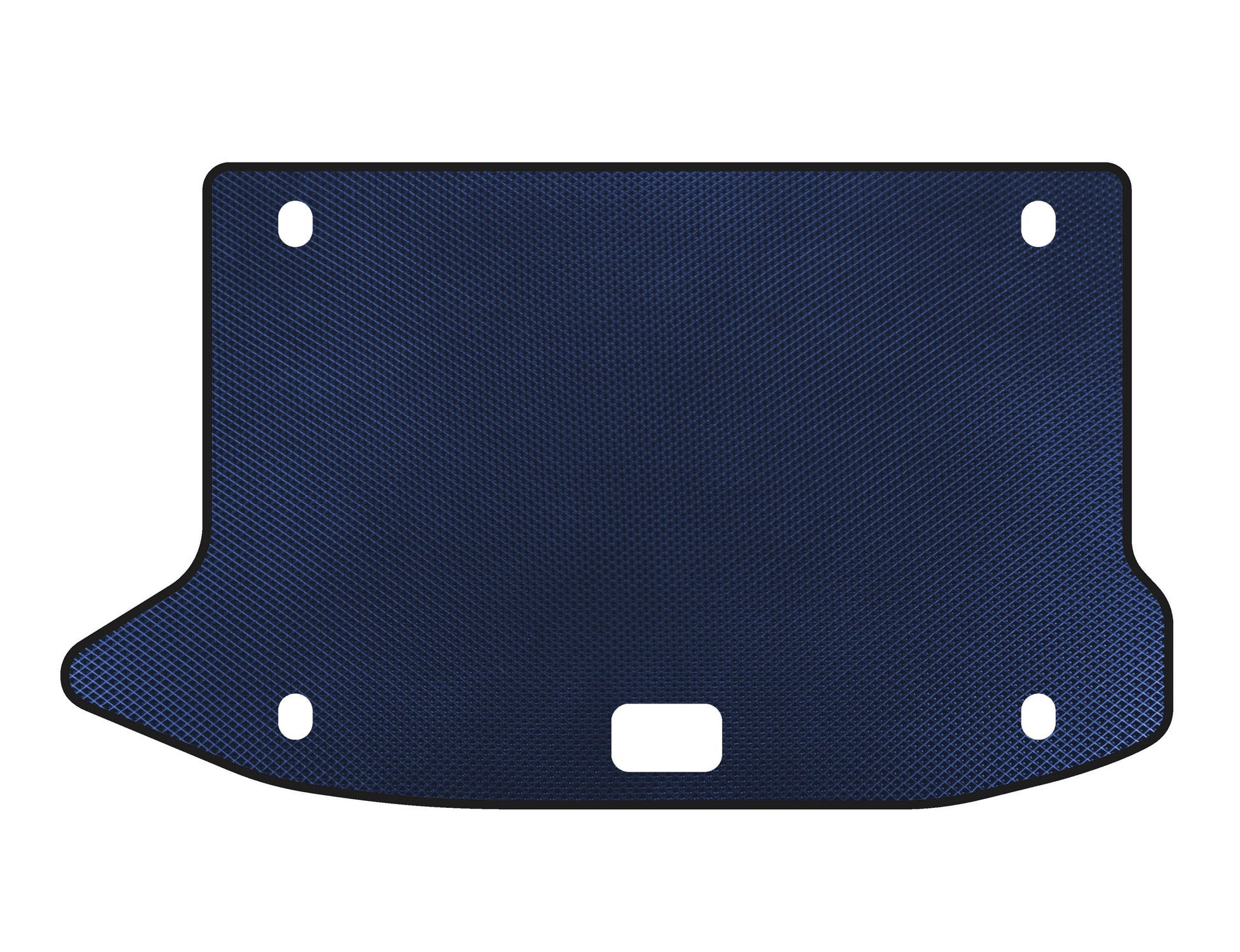 EVA trunk mat (2017-2020, Petrol, Blue) for Hyundai Kona 2017-2023 - image 1