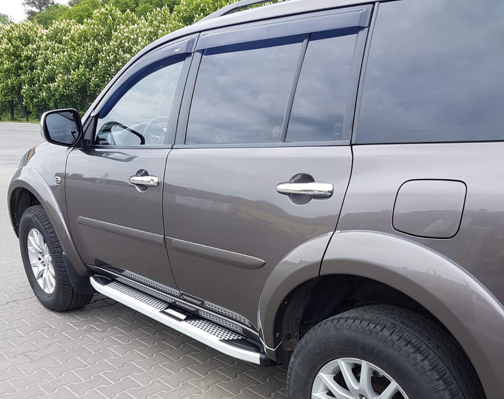 Side Steps Mevsim Grey (2 pcs, Aluminum) for Mitsubishi Pajero Sport 2008-2015 - image 3