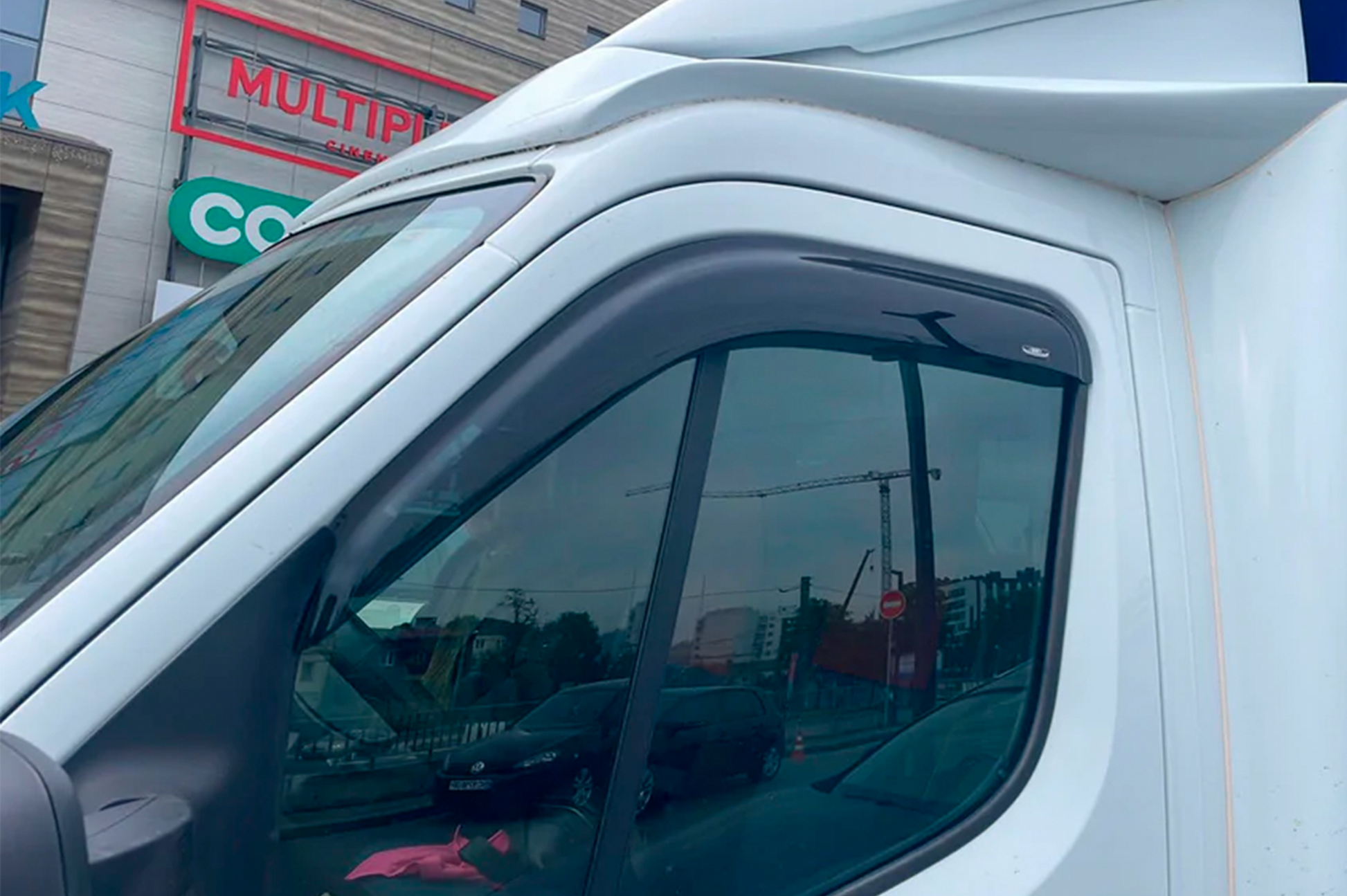 Window Deflectors (2 pcs, HIC) for Opel Movano 2010-2021 - image 1