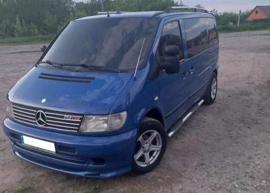 Front bumper lower lip Brabos Style (primed for painting) for Mercedes Vito W638 1996-2003 - image 2
