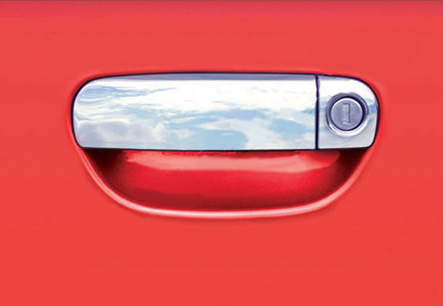 Chrome Door Handle Covers (4 pcs, Stainless Steel) for Audi A4 B6 2000-2004 - image 4
