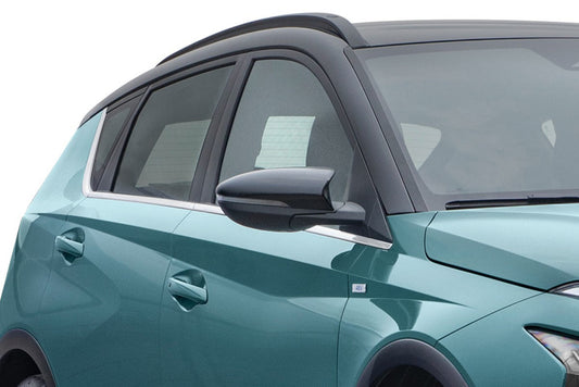 Lower glass moldings (8 pcs., stainless steel) for Hyundai Bayon - image 1